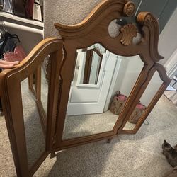 Mirror Solid Wood