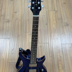 2000’s Jay Turser Semi Hollow, Double Cut, Jazz Electric Guitar