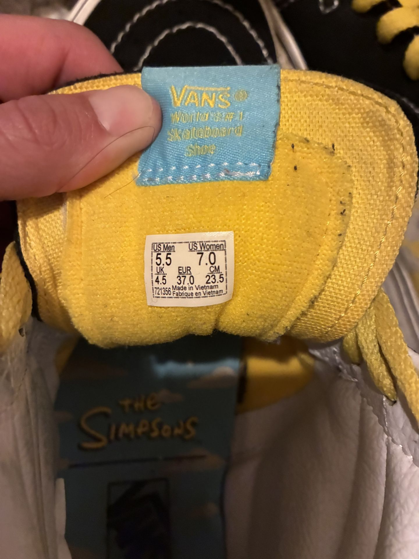 Simpsons Vans