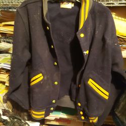 Vintage 1950s Oliver Bros James Wood High School Varsity Jacket