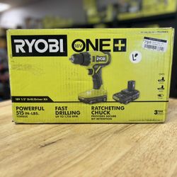 ONE+ 18V Cordless 1/2 in. Drill/Driver Kit with (2) 1.5 Ah Batteries and Charger
