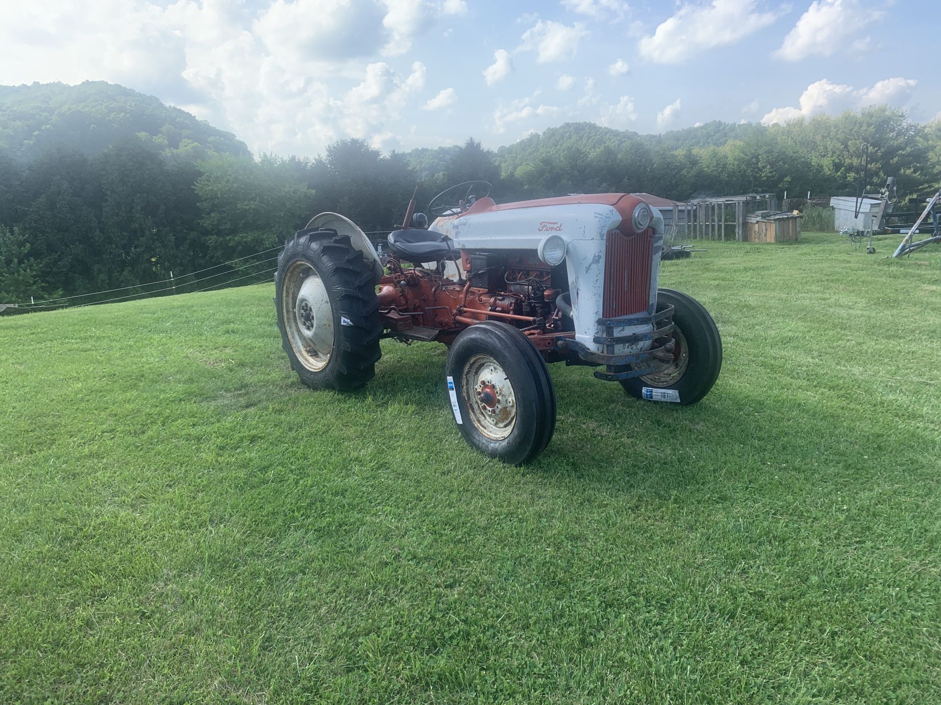 1953 Ford Golden Jubilee with hard to find Dearborn loader