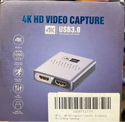 4K HD Video Capture Card USB 3.0