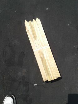 4 Total Bundles Of Garden Posts..24 Inches Long..12 Per Bundle.