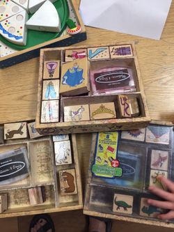 Melissa and Doug stamp sets 3/5,00