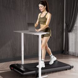 DeerRun Q2 Urban Plus Compact Walking Pad with 7% Incline Treadmill for Home & Office, Quiet Motor