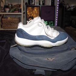 Jordan 11 Low “Navy Snakeskin ” 