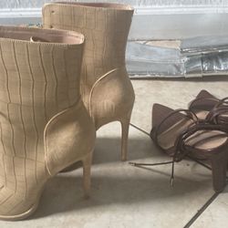 Women Heels Size 10 (some new )