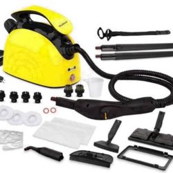 In the Box Heavy Duty Steam Cleaner with 21 Accessories
