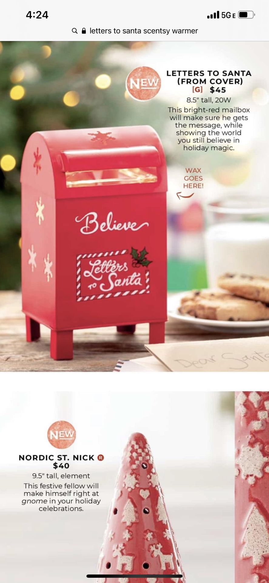 Scentsy Christmas Warmers!