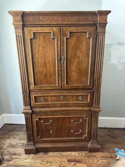Thomasville Armoire - Dresser- Solid Wood - Vintage - Bar Cabinet