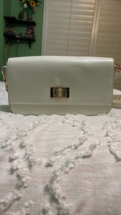 Anne Klein white hand bag