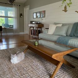 Midcentury Coffee Table with Storage