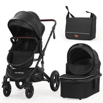 High End Stroller Bassinet Diaper Bag