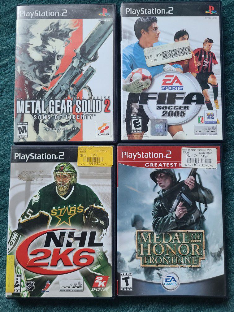 PlayStation 2 Games Great Condition With Manuals