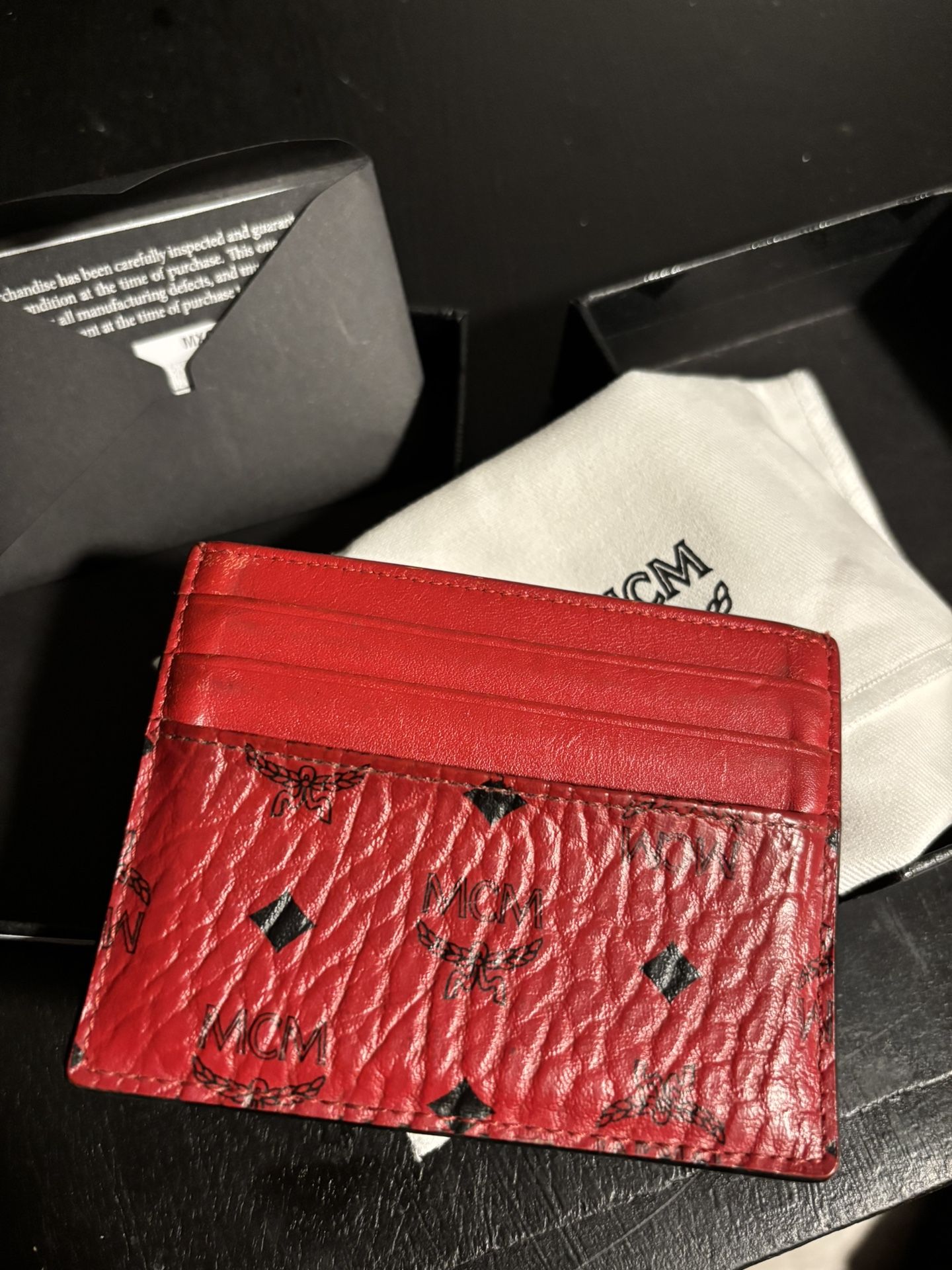 mcm wallet - card holder (used)