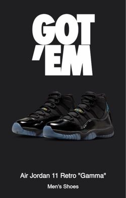 Air Jordan 11 Retro Gamma Blue Sneakers