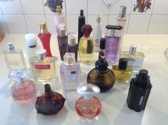 Assortment new perfumes no box . All women.