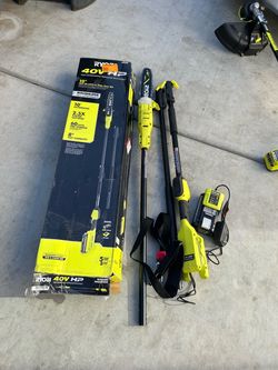 Shop RYOBI 40V HP Brushless 10 in. Cordless Battery Pole Saw with 2.0 Ah Battery and Charger Questions & Answers (26)
