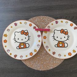 Hello Kitty Fall Plates