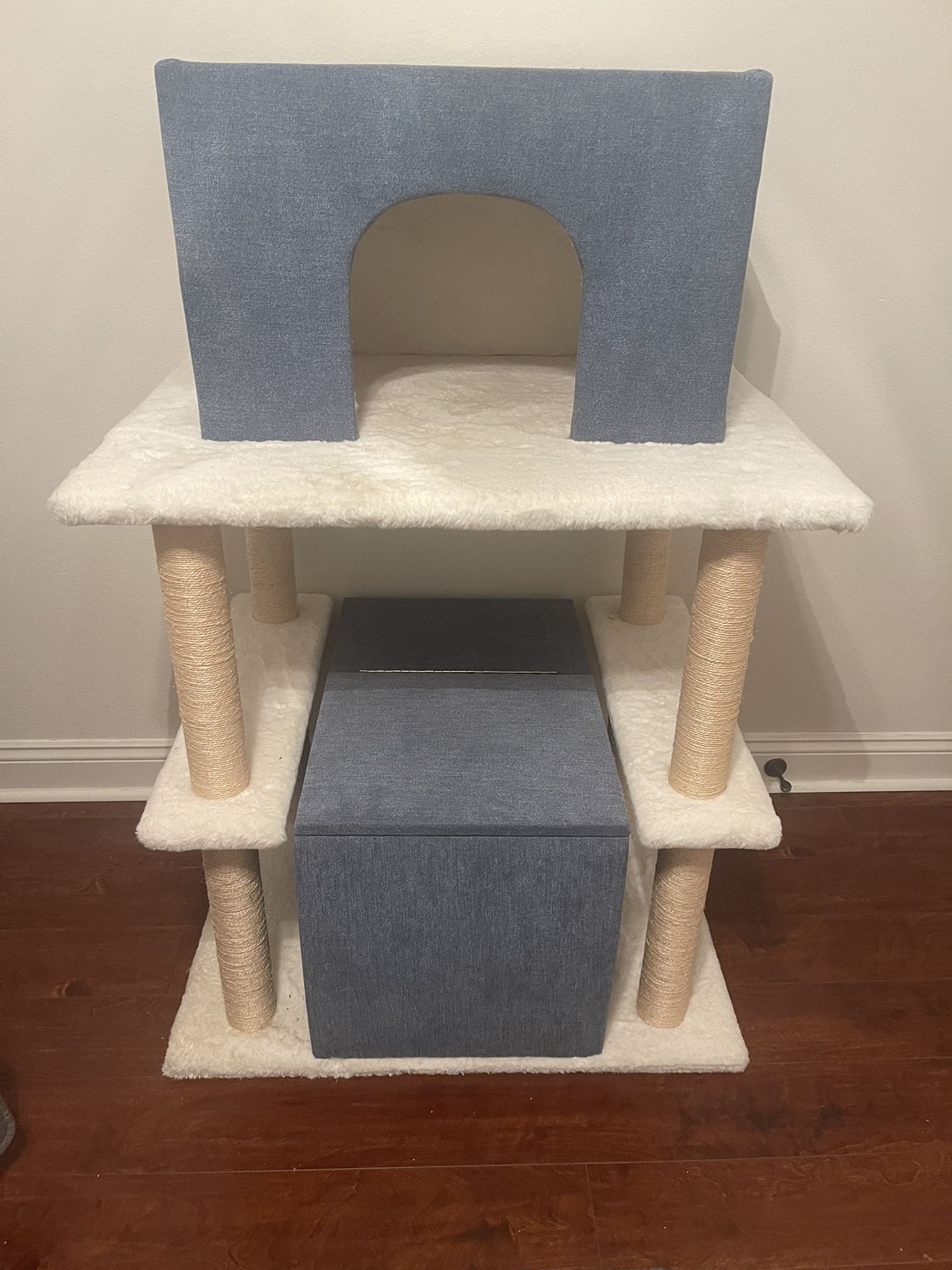 Custom Built Cat Tree With Storage