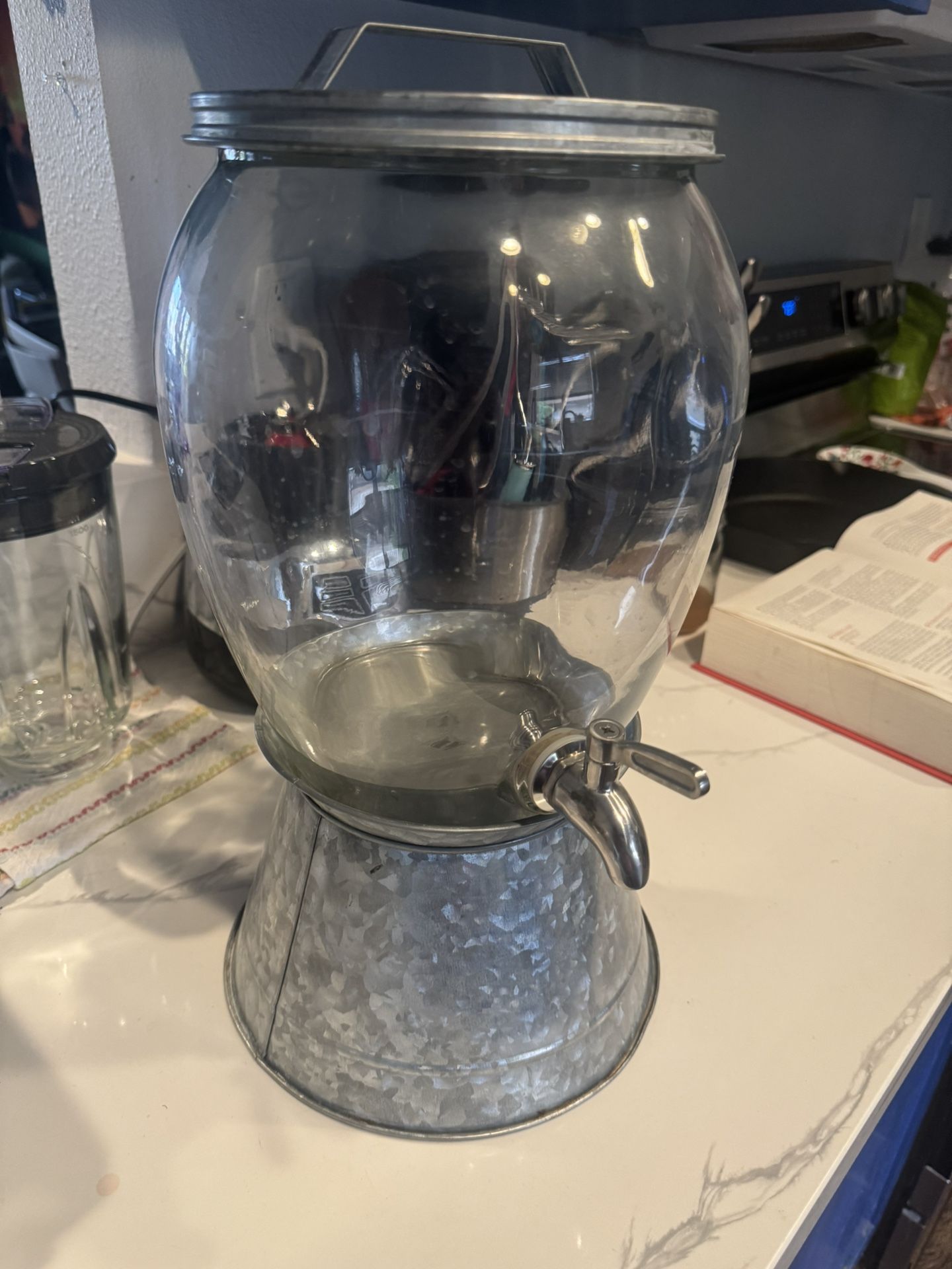 Standing Glass Water Dispenser