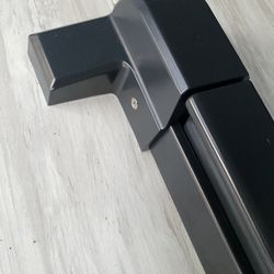 Surface Vertical Rod Panic Bar, Black 27.5' Commercial Door Push Bar