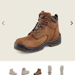 SIZE 8 RED WING THE KING TOE WATERPROOF LEATHER SAFETY TOE BOOTS BRAND NEW