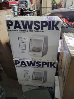 Pawspik Automatic Pet Feeder With RFID Chip Capabilities