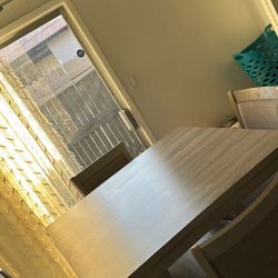 High 4 Chair Kitchen Table