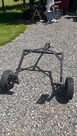 Dolly for moving snowmobiles