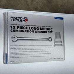 Matco 12 Piece Long Combination Wrench Set Metric New