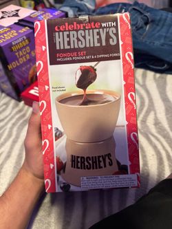 Hershey's Chocolate Fondue Set with 4 Forks