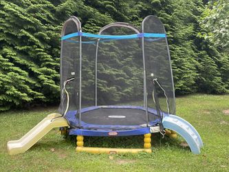 Little Tikes Trampoline With Steps And Slide