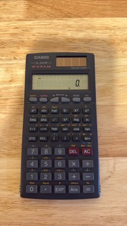 Casio Scientific Calculator FX-300W S-V.P.A.M 2-Disp Solar/Battery Powered in Case
