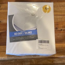 New King Sized Bed Skirt/Valance