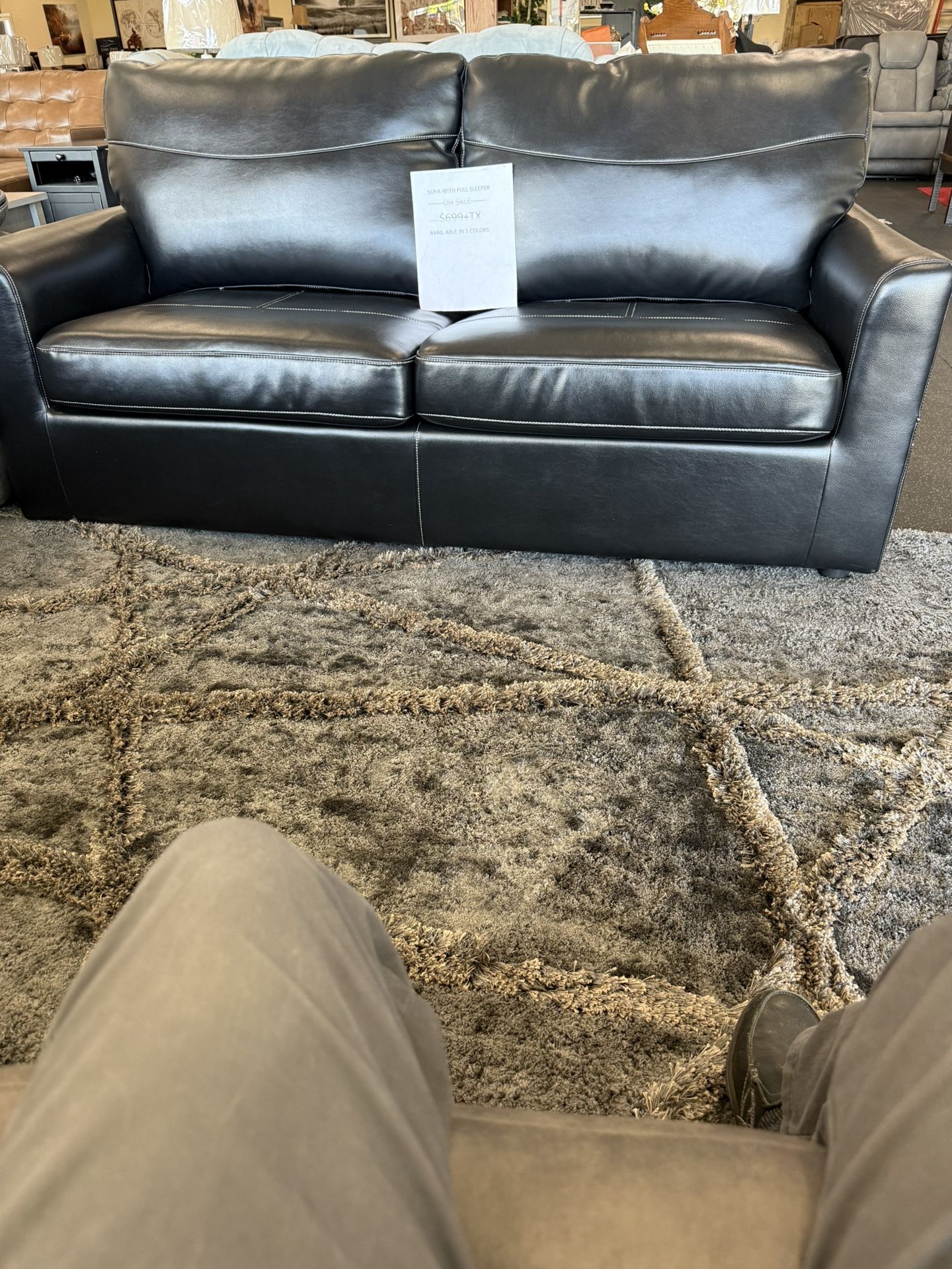 Sofa With Full Sleeper On Clearance