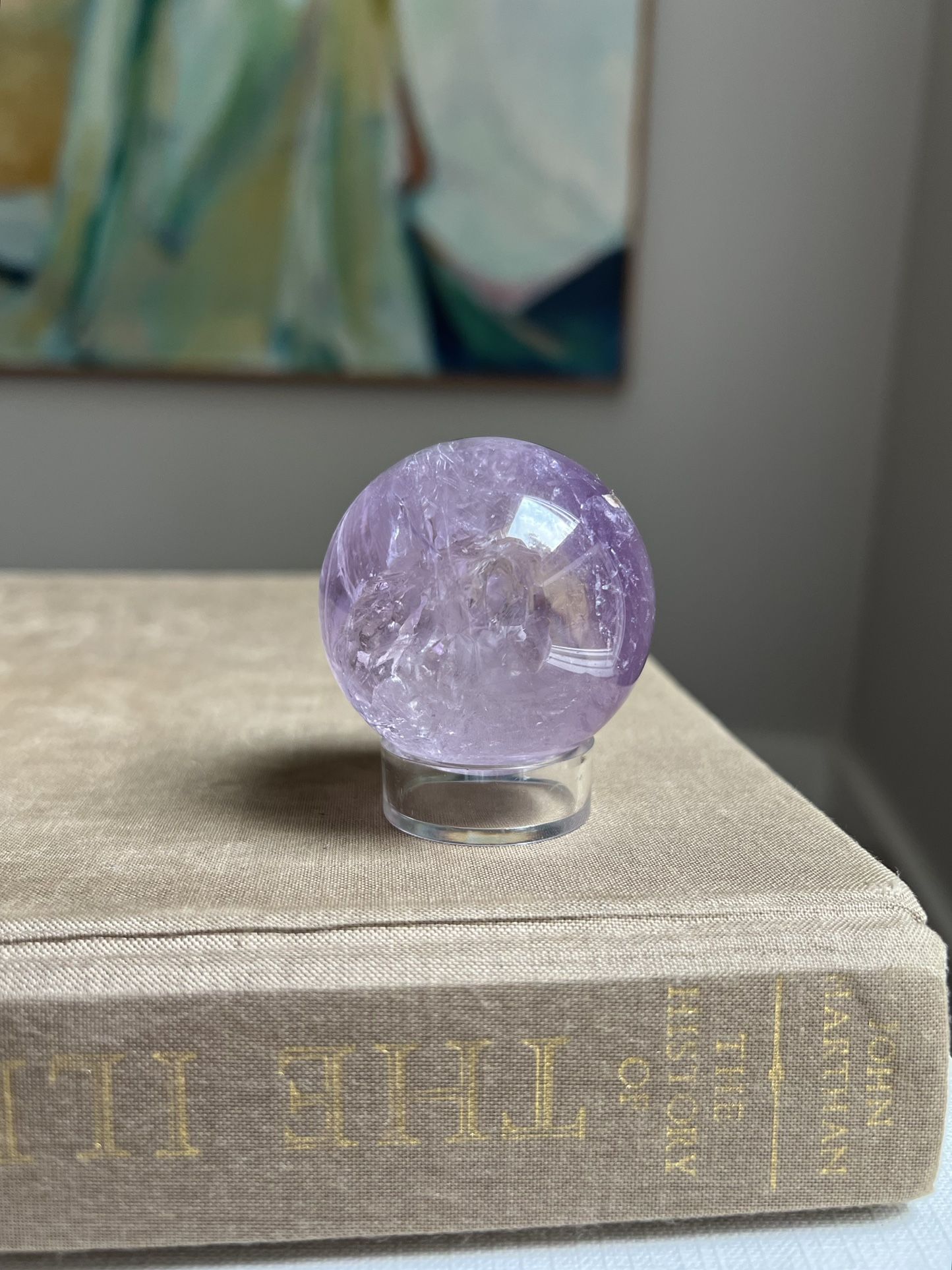 Amethyst Sphere ( D2" ) firm on price