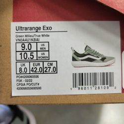 New Vans Ultrarango Exo Green Milieu/True White