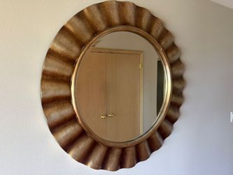 Golden - Big - Hanging Mirror