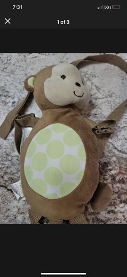 Child Safely Backpack Leash Harness Monkey