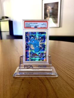 Pokemon 2000 Topps Chrome T.V. Tekno #117 Seadra PSA 10