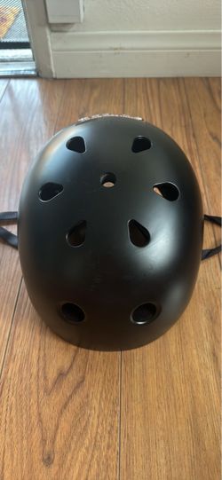 Matte Black Skate Helmet -Adult