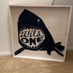 Pottery barn kids shark Art