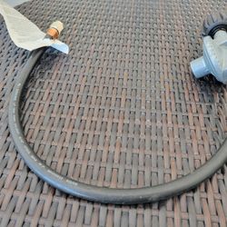 Gas grill hose and regulator