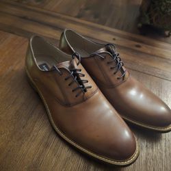 Aston Grey Dress Shoes Size 8