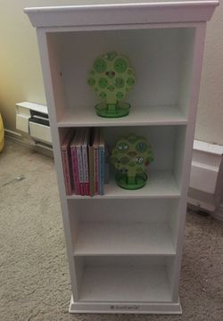 American girl mirrored wardrobe closet / shelf