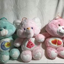 1983 Vintage Carebears All $45 Execellet Condition 