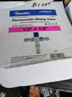 Thermostatic mixing valve