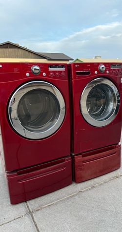 LG WASHER AND ELECTRIC DRYER